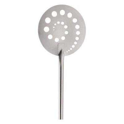 Cerutti Pizza Tools And Accessories SIF-15-150 Cerutti Stainless Steel Perforated Pizza Peel Round Blade Pizza Tools And Accessories