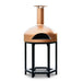 Polito Wood Fire Pizza Oven Copper / Hex Stand 1060mm high / No Wheels Polito Giotto Wood Fire Pizza Oven