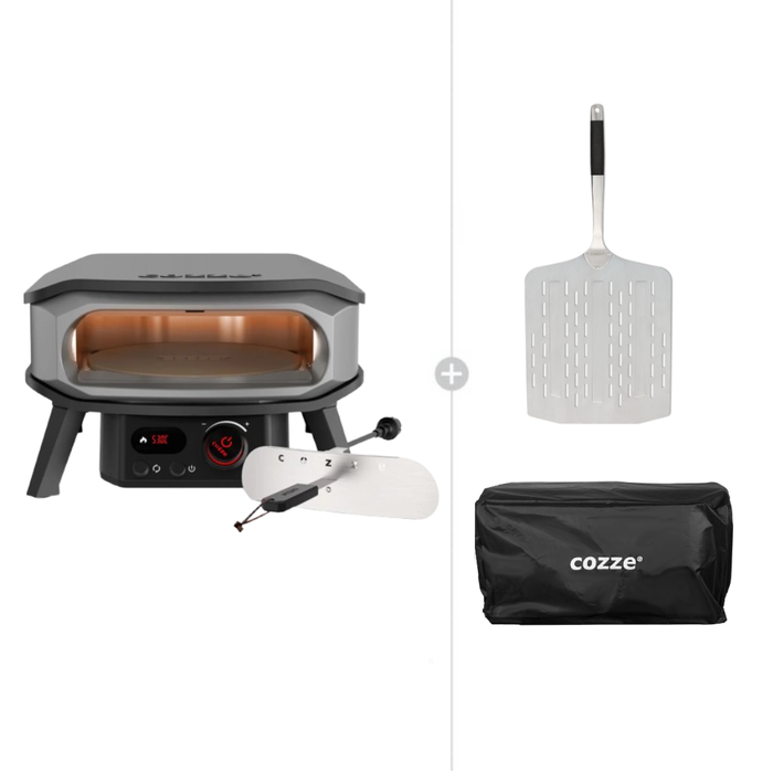 Cozze 13" Premium Electric Pizza Oven Essentials Bundle