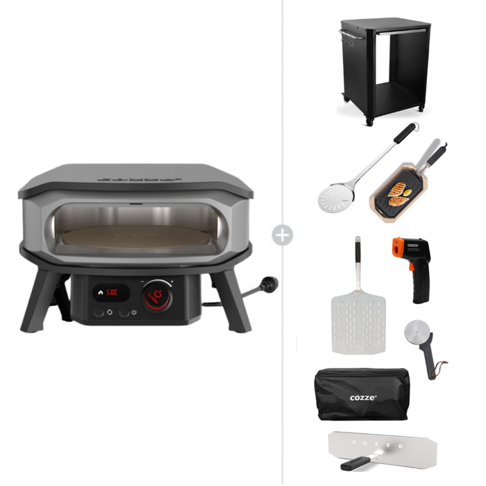Cozze 13" Premium Electric Pizza Oven Ultimate Bundle