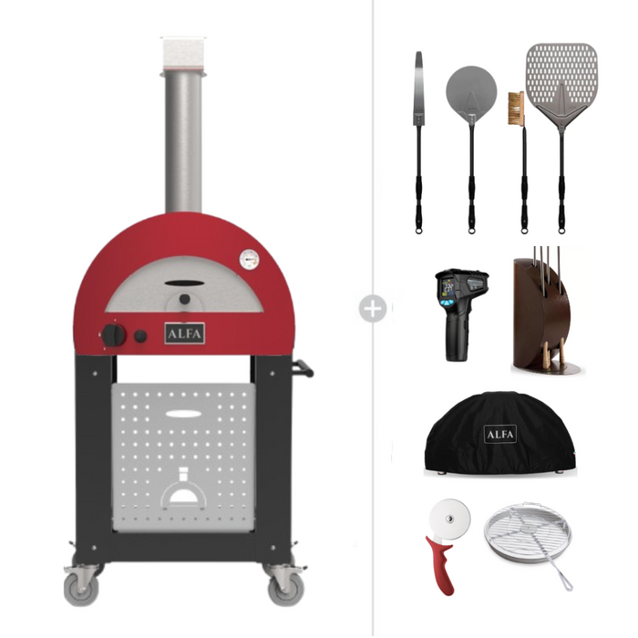 Alfa Forni Moderno Portable Gas Pizza Oven Ultimate Bundle