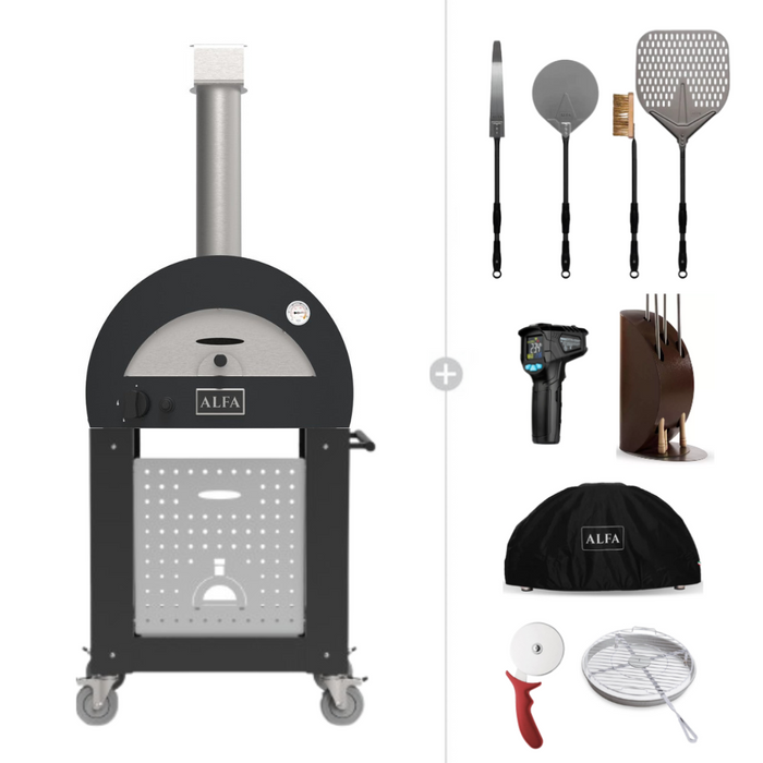 Alfa Forni Moderno Portable Gas Pizza Oven Ultimate Bundle