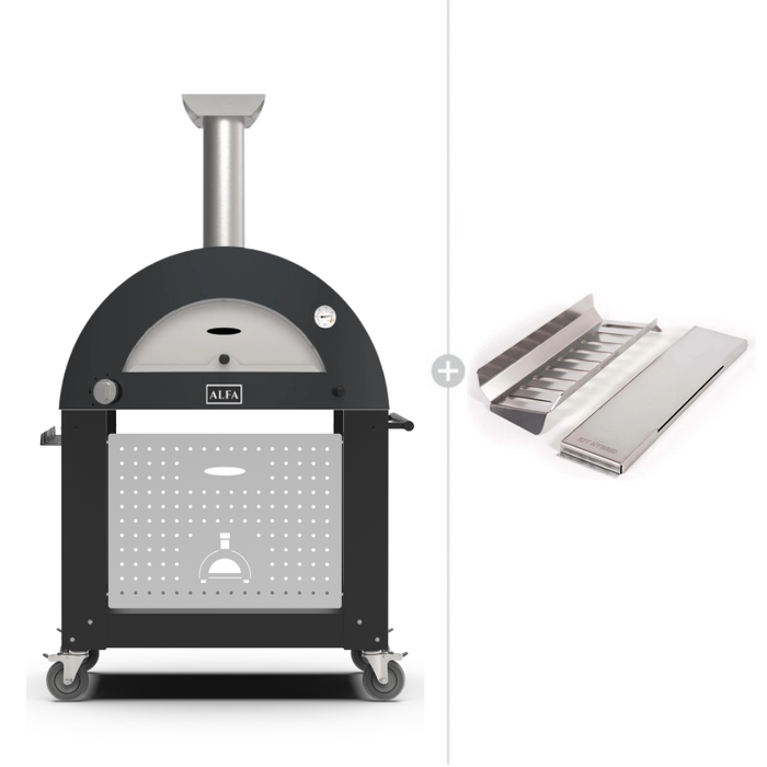 Alfa Forni Moderno 2 Pizze Hybrid Pizza Oven