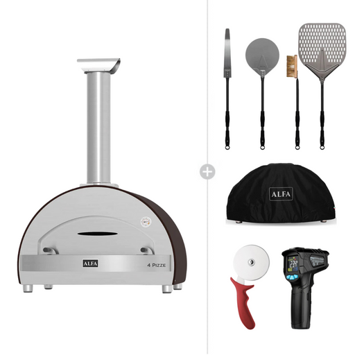 Alfa 4 Pizze Wood Fired Oven Essentials Bundle | The Pizza Oven Store