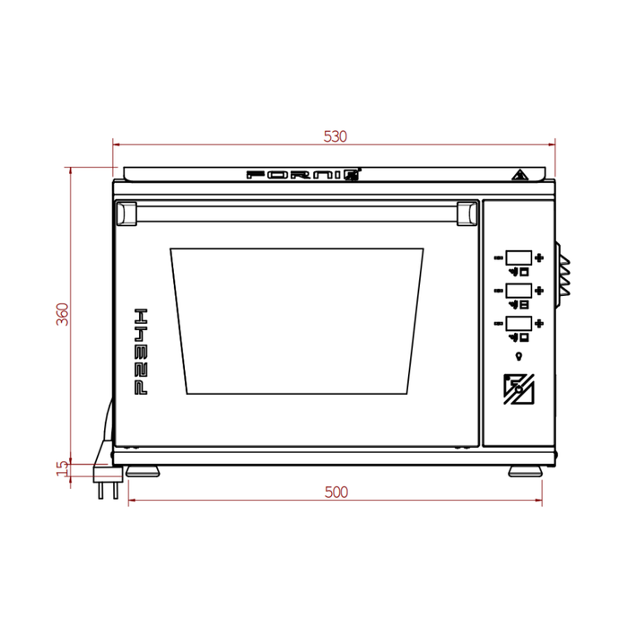 Effuno Effeuno Electric Pizza Oven P234H 509 PRO