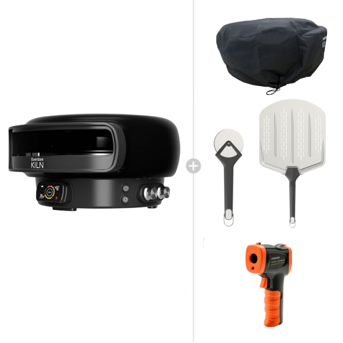 Everdure KILN DR Series 2 Burner Pizza Oven Protect and Serve Bundle