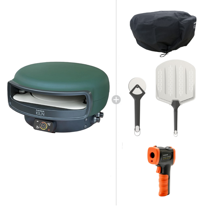 Everdure KILN DR Series 2 Burner Pizza Oven Protect and Serve Bundle