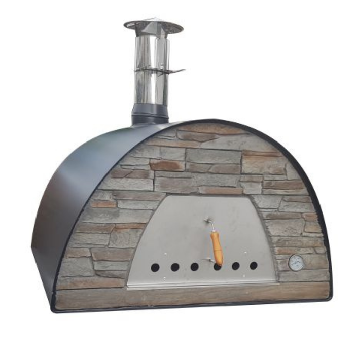 Authentic Pizza Ovens Wood Fire Oven Authentic Maximus Prime Black Wood Fire Residential Pizza Oven
