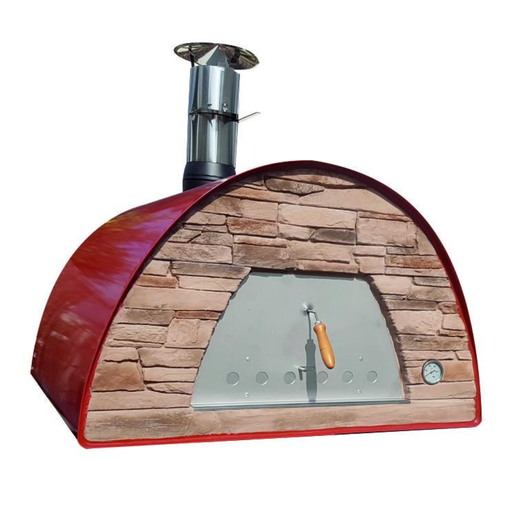 Authentic Pizza Ovens Wood Fire Oven Authentic Maximus Prime Red Wood Fire Residential Pizza Oven