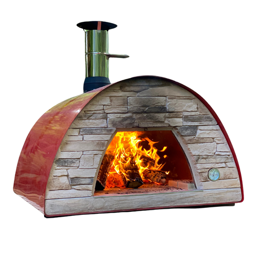 Authentic Pizza Ovens Wood Fire Oven Authentic Maximus Prime Red Wood Fire Residential Pizza Oven