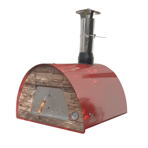 Authentic Pizza Ovens Wood Fire Oven Authentic Maximus Red Wood Fire Residential Pizza Oven