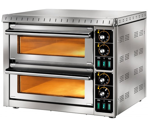 GAM MD 1+1 Compact Double Stone Deck Oven FORMD11MN230 - The Pizza Oven Store AUS