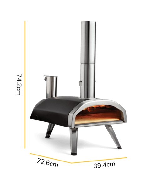 Ooni Wood Fire Pizza Oven Ooni Fyra | Portable Outdoor Wood Pellet Pizza Oven UU-P0AD00