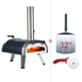Ooni Wood Fire Pizza Oven Perforated Peel (+$30) / Argheri Ooni Karu 12G | Portable Outdoor Wood Fired Pizza Oven - Starter Bundle