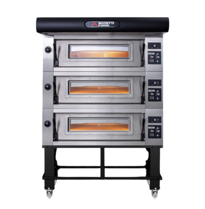 Moretti Forni Serie P - Amalfi  Commercial Pizza Oven COMP D/3/S