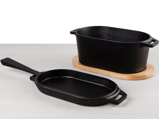 Uuni Cast Iron Cookware Ooni Casserole Dish and Sizzler Pan Cast Iron Series - Discontinued