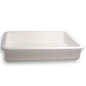 Doughmate Artisan Stackable Dough Tray in White - small - The Pizza Oven Store